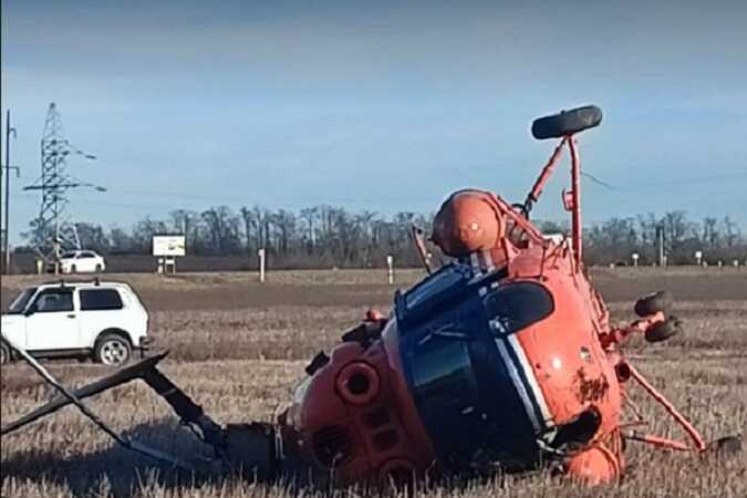 Вертолёт Ми-2 совершил аварийную посадку на Ставрополье